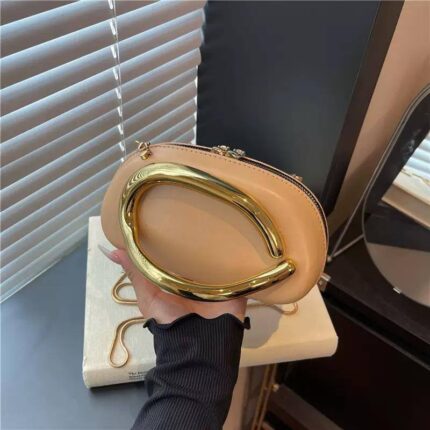 Retro Versatile Shoulder And Crossbody Golden Bags
